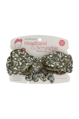 Printed Headband & Scrunchie Beauty Set