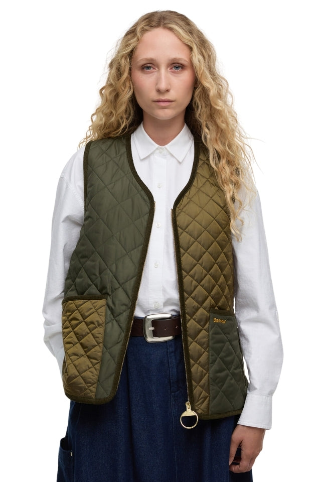 Heslerton Gilet - Golden Olive/Olive/Ancient Tartan