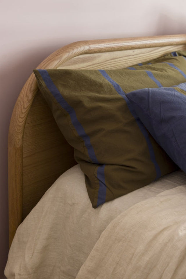 Duo Pillowcase Pair - Ivy/Aegean