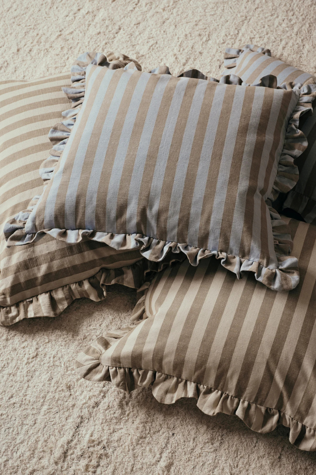 Cushion Cover Ina - Brown Kelp/Castle Beige