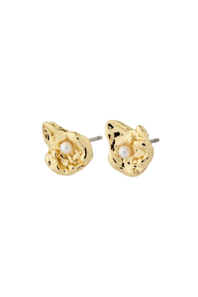Inaya Recycled Earrings - Gold Plated