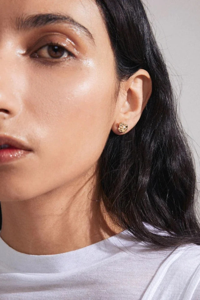 Inaya Recycled Earrings - Gold Plated