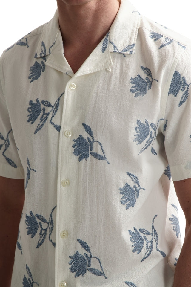 Isidro Resort Shirt - Provincial Blue