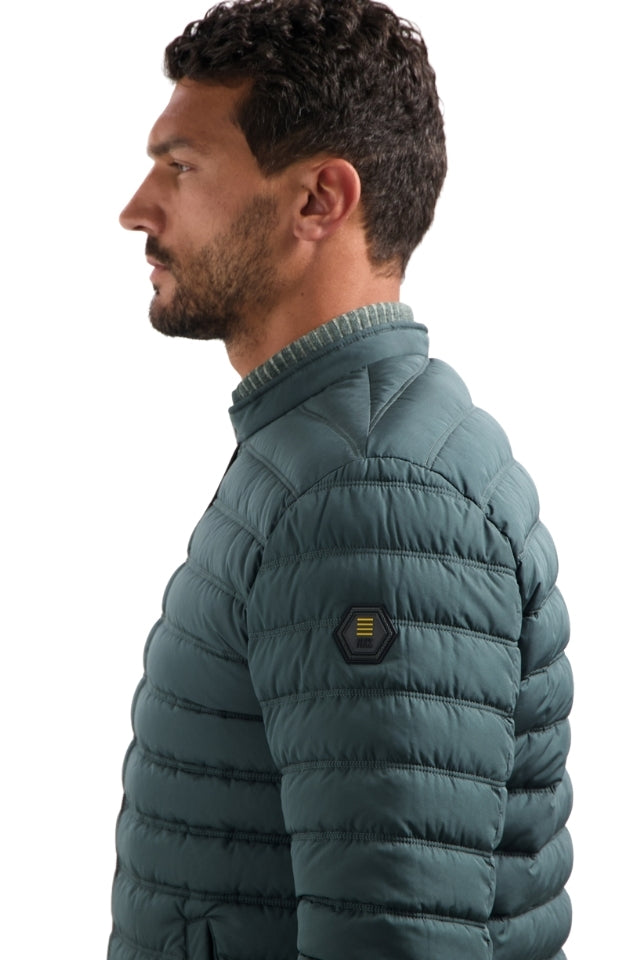 Jacket Short Fit Padded - Dark Steel