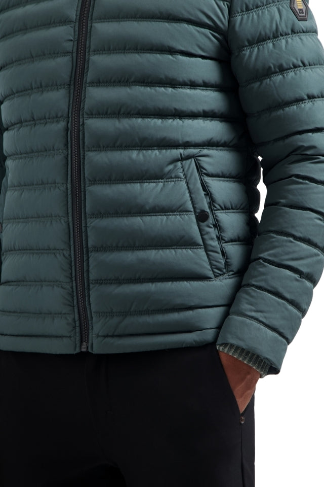 Jacket Short Fit Padded - Dark Steel