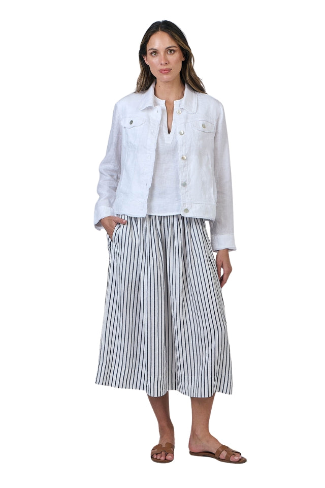 Jacket - White Linen