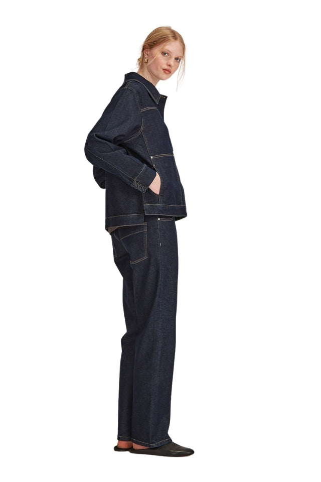 Juko Straight Jean - Dark Wash