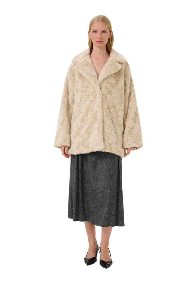 KBBolinda Fur Jacket - Egret