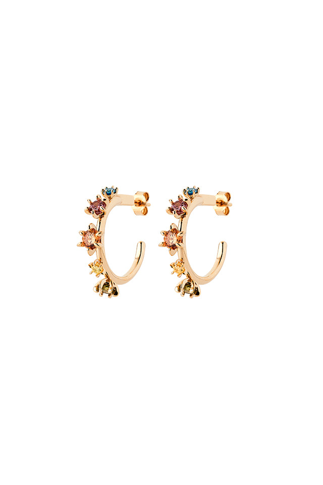 Baroque Earrings - Coloured