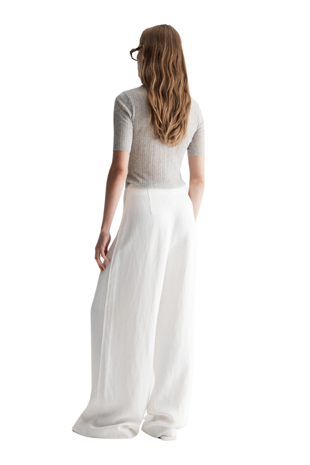 Kona Knit Top - Light Grey