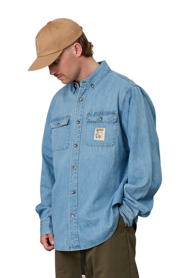 Loyalty Denim Shirt - Light Blue