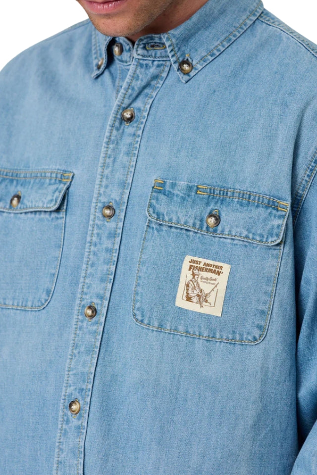 Loyalty Denim Shirt - Light Blue