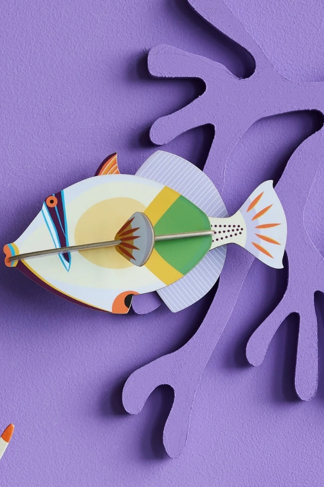 Wall Art Sea Creatures - Lagoon Triggerfish