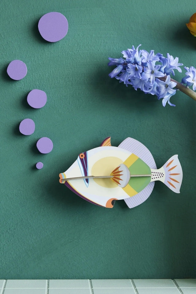 Wall Art Sea Creatures - Lagoon Triggerfish
