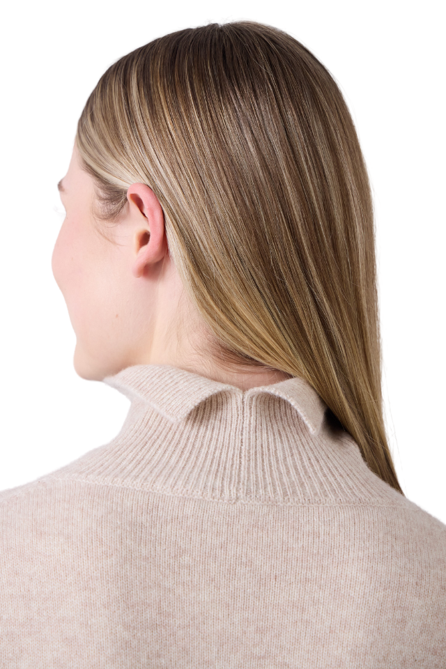 Leisa Knit Sweater - Oatmeal Marle