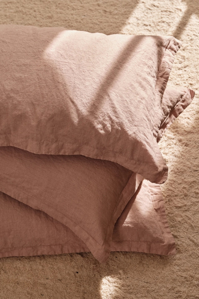 Linn Cushion Cover - Mauve Pink