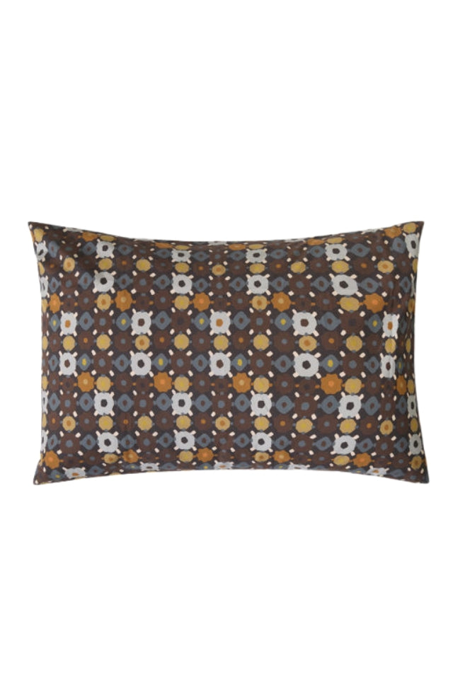 Lisbon Pillowcase Pair - Blue Black/Multi