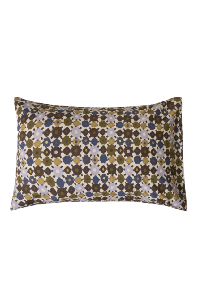 Lisbon Pillowcase Pair - Pansy/Multi