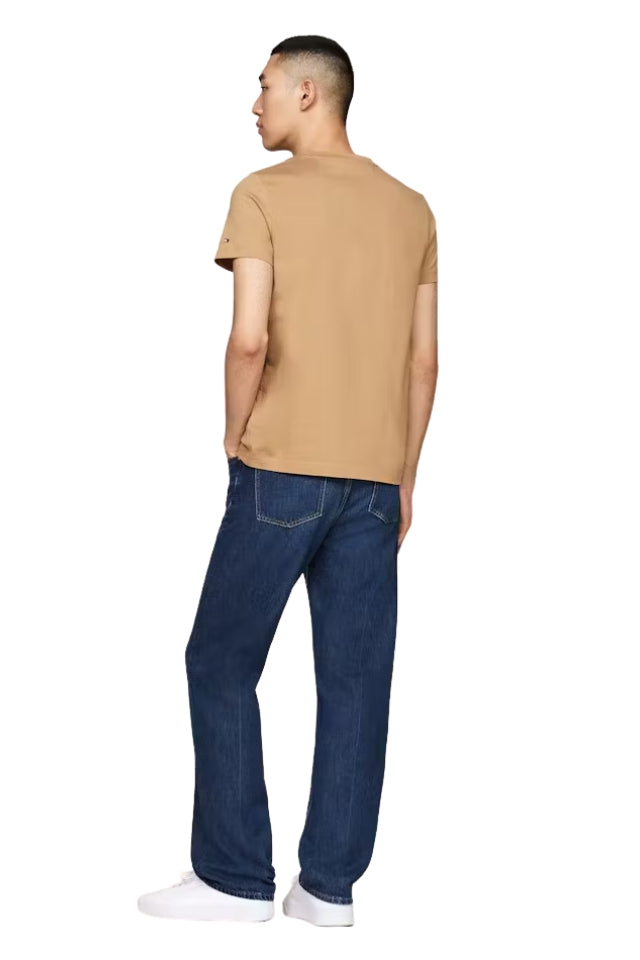 Tommy Logo Tee - Safari Canvas