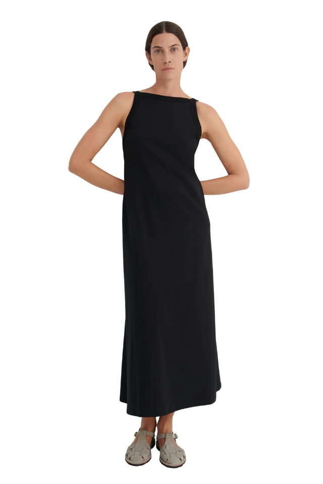 Low Back Dress - Black