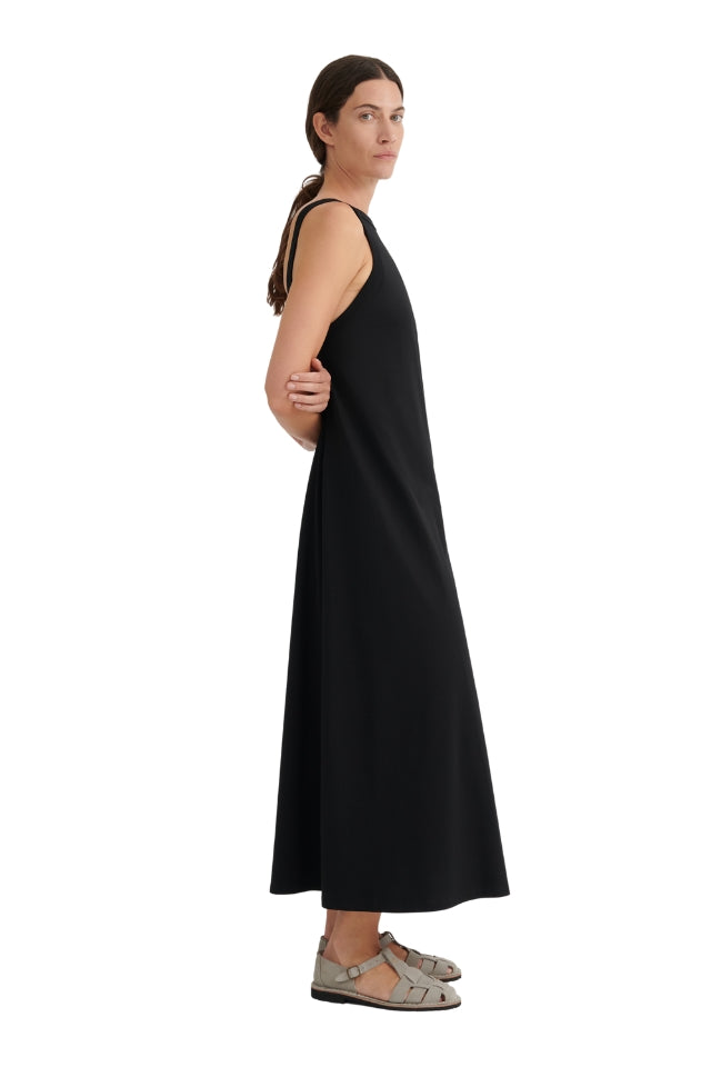 Low Back Dress - Black