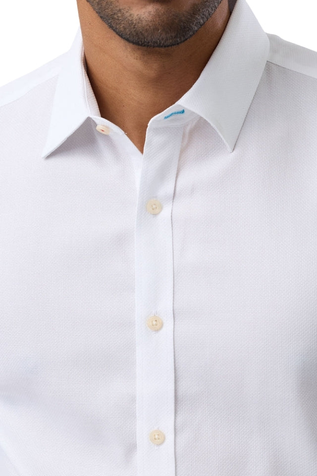 Luxe Woven Shirt - White