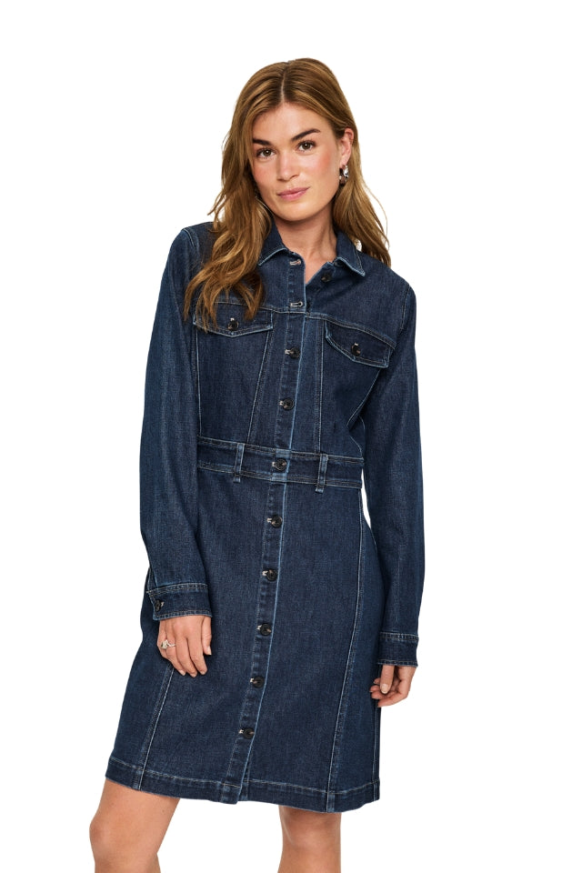MaudeSZ Dress – Medium Blue Denim