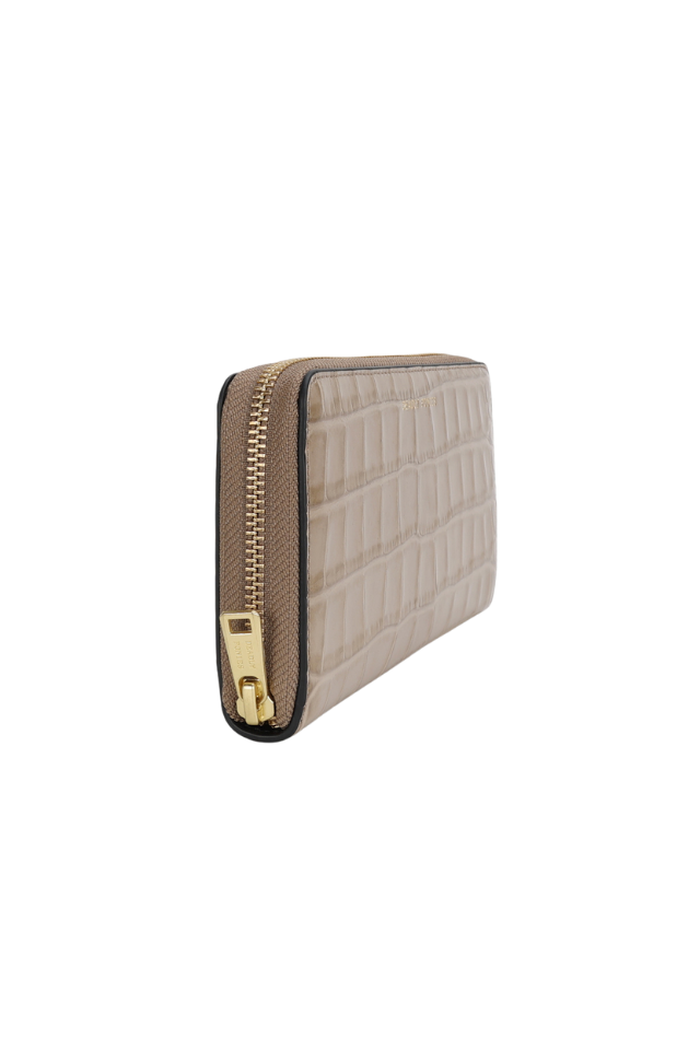 Maxi Wallet - Oat Croc