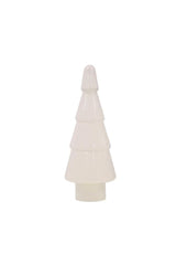 4-tiered Large Glass Tree - White Finish
