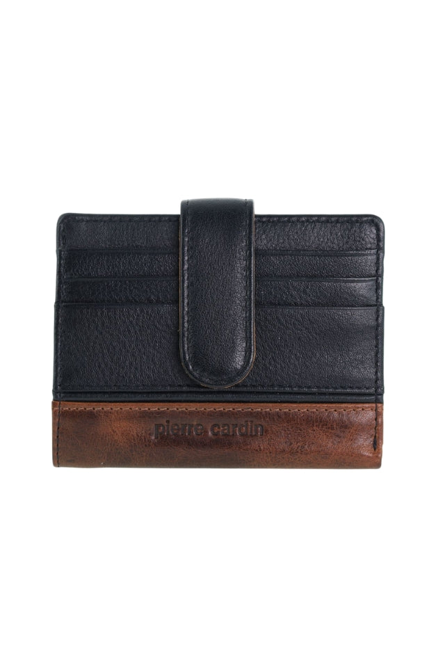 Mens Leather Streamlined Tab Wallet