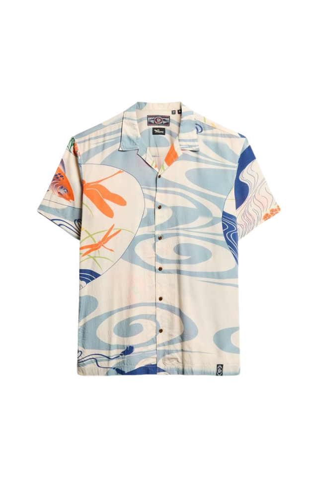 Merchant Hawaiian Shirt - Ryusunichiwa Off White