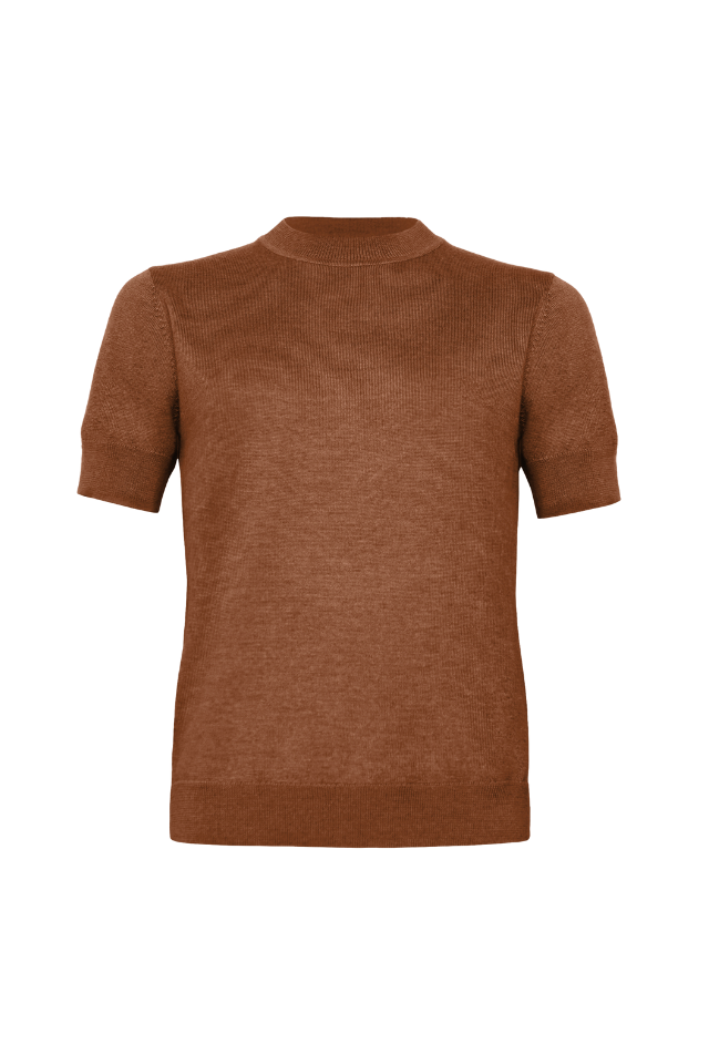 Merino Classic Tee - Cinnamon