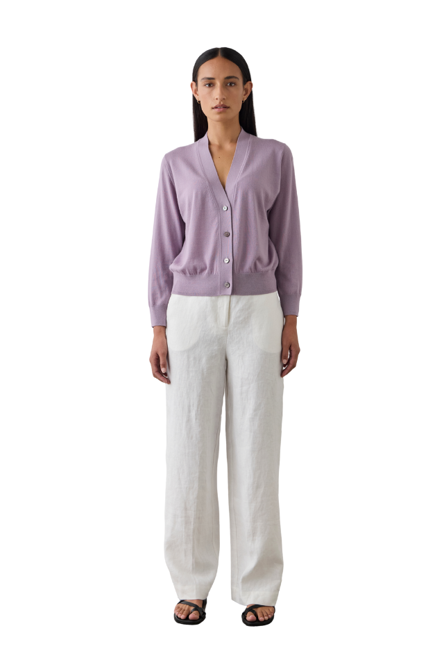 Merino V-Neck Cardigan