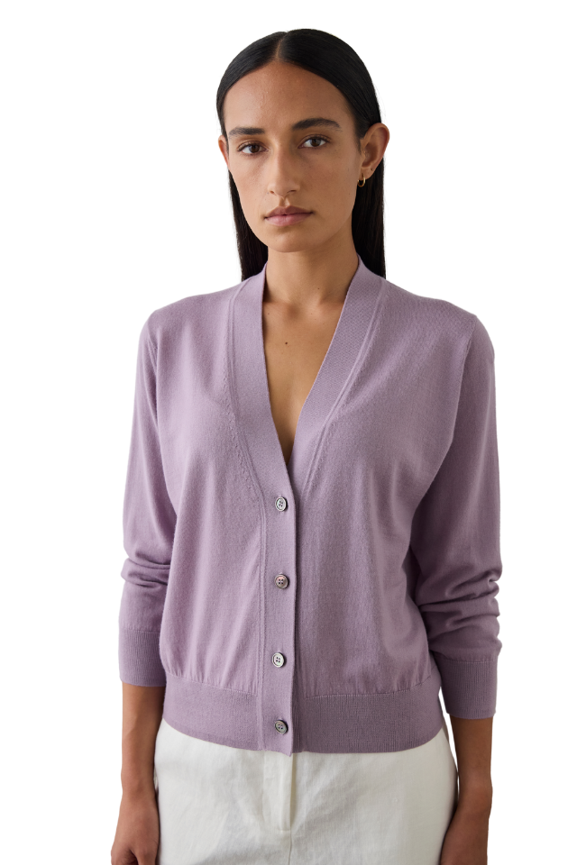 Merino V-Neck Cardigan