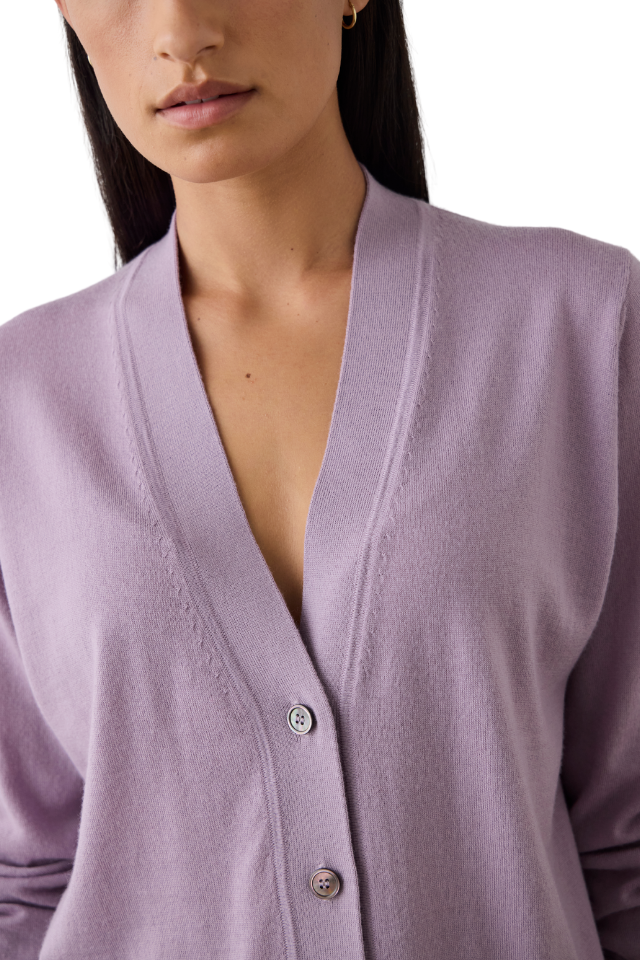 Merino V-Neck Cardigan