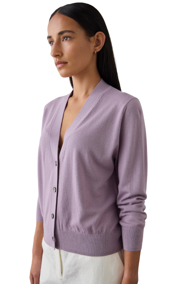 Merino V-Neck Cardigan