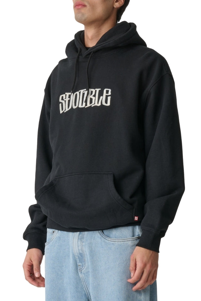 Mid Block Fleece Hood – Black