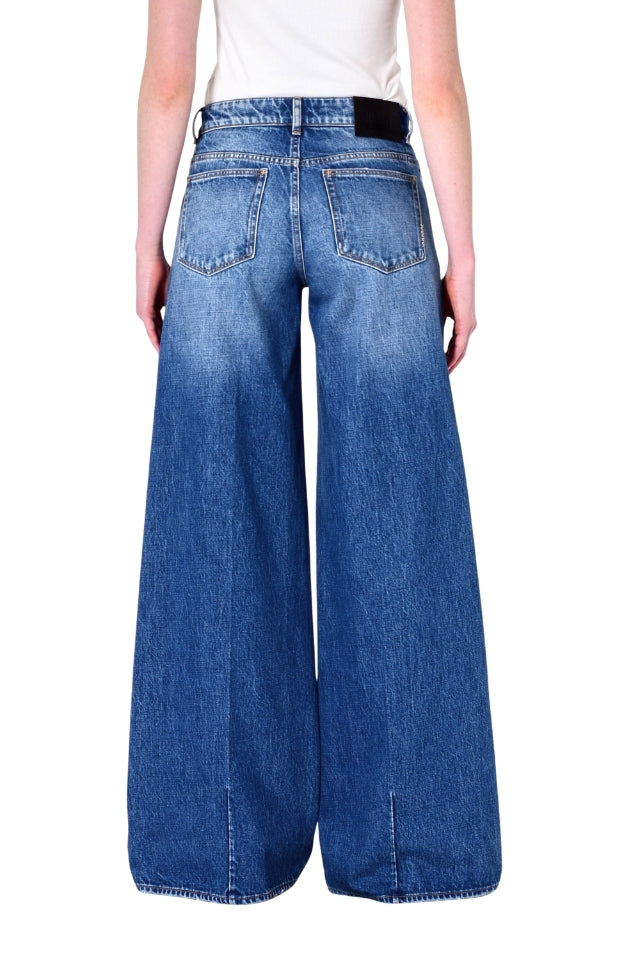 Milla Wide Toulouse - Mid Vintage Indigo
