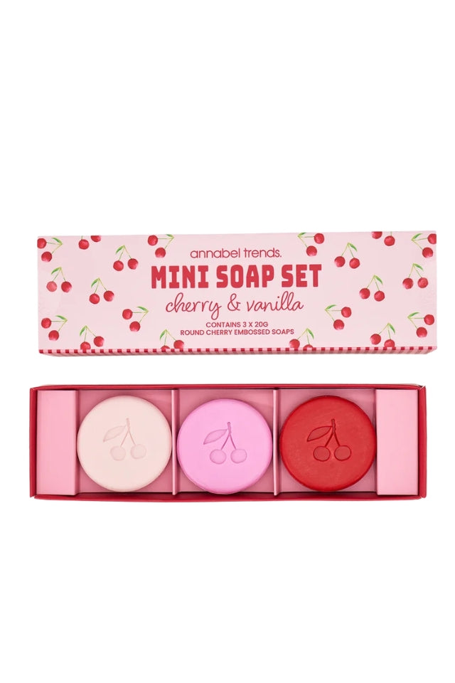 Mini Bath Soaps - Cherrylicious 3pc