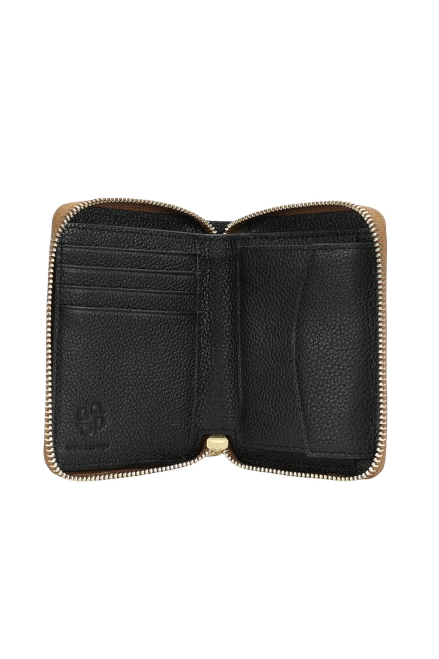 Mini Wallet - Toffee Croc