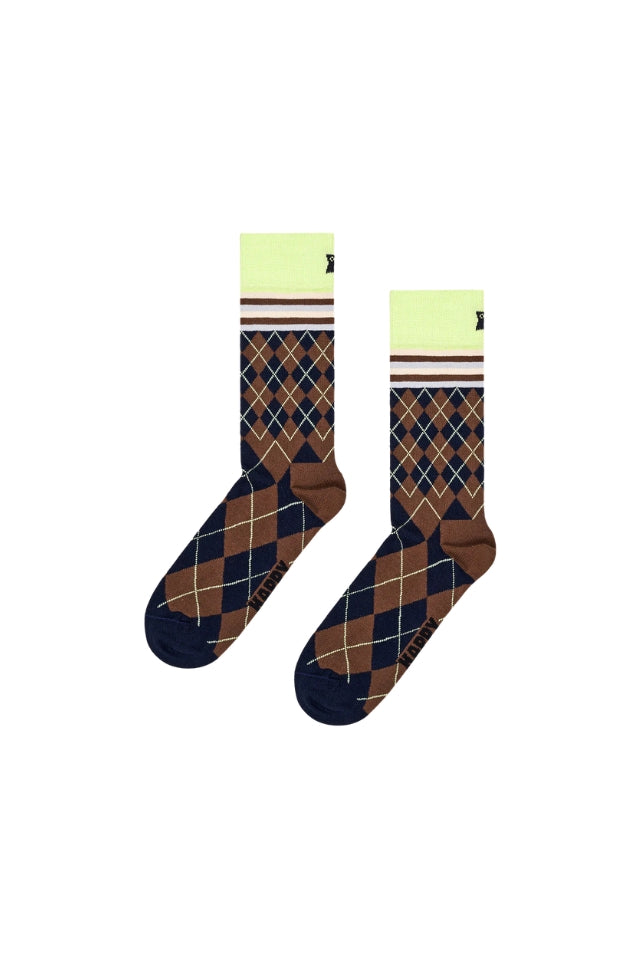 Mixed Argyle Sock