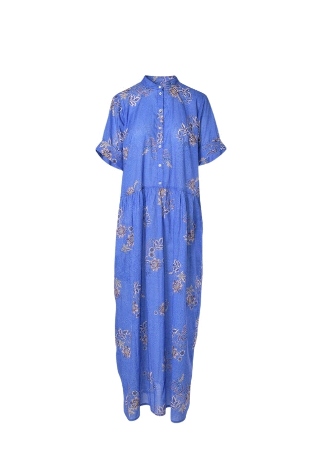 Monica Dress - Blue Print