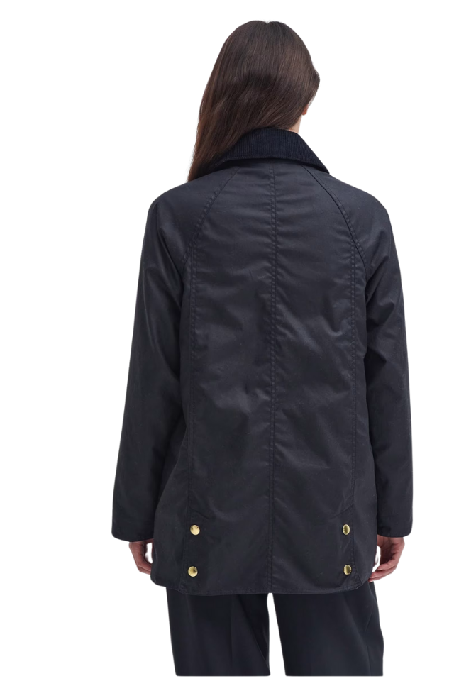 Modern Beadnell Wax Jacket - Navy/Classic