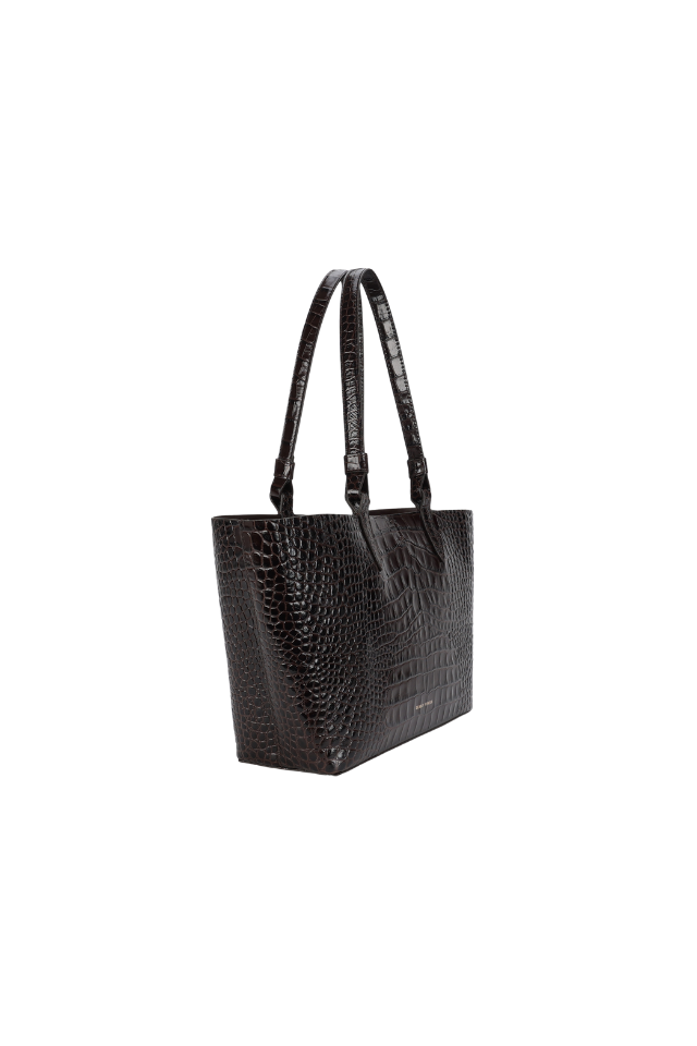 Mr Bandit Tote - Espresso Croc