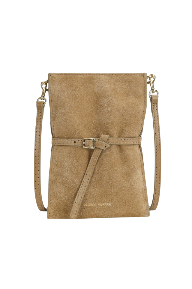 Mr Penny Pouchette - Oat Suede