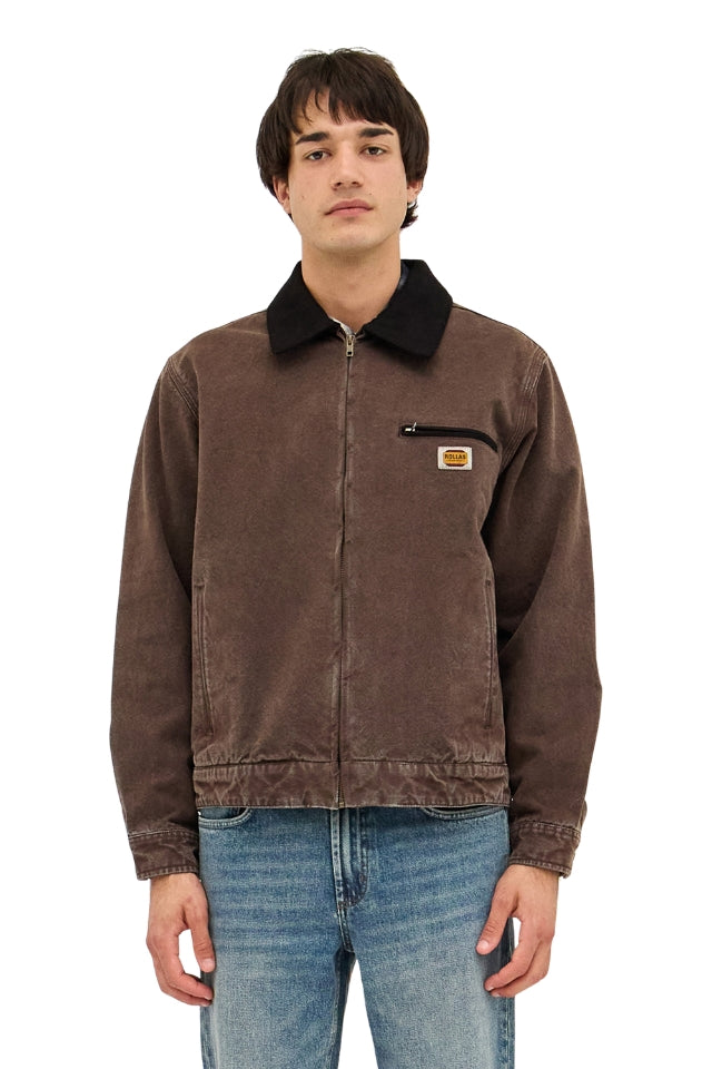 Nailhead Miner Jacket - Dark Brown