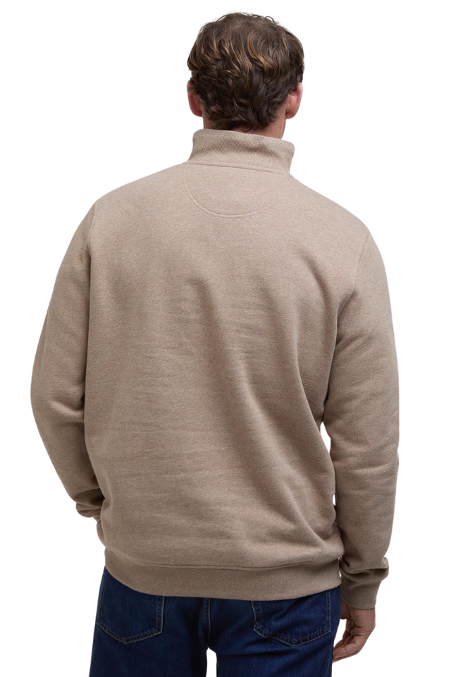 Nelson Half Zip Sweatshirt - Stone Marl