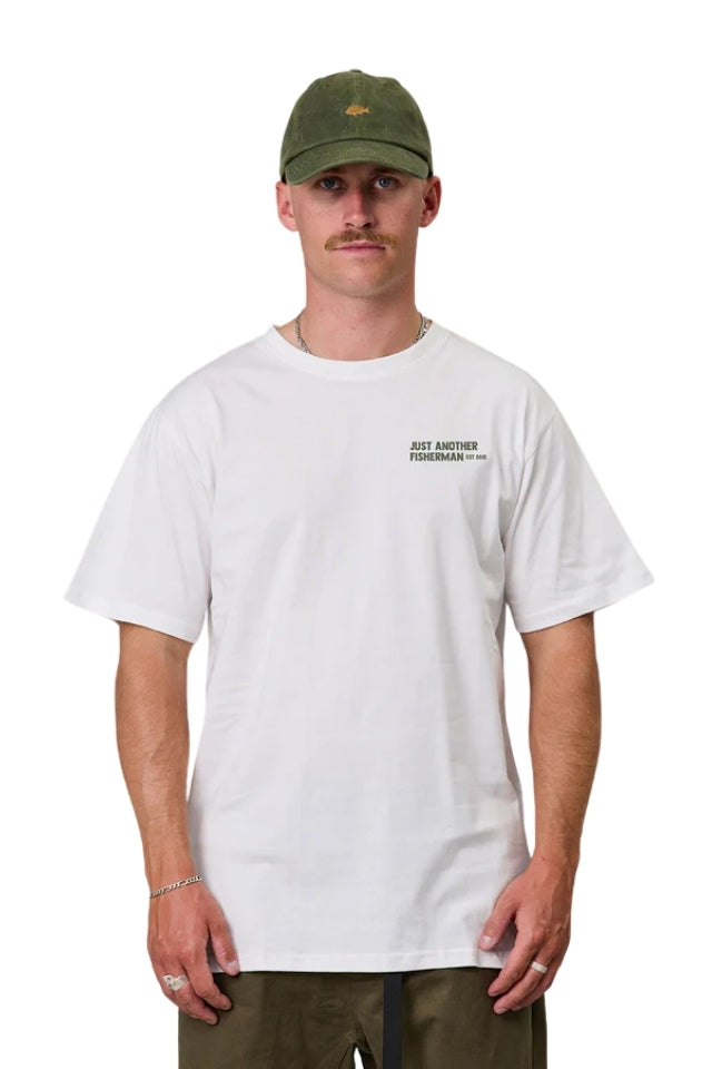 One More Cast Sea Tee – White