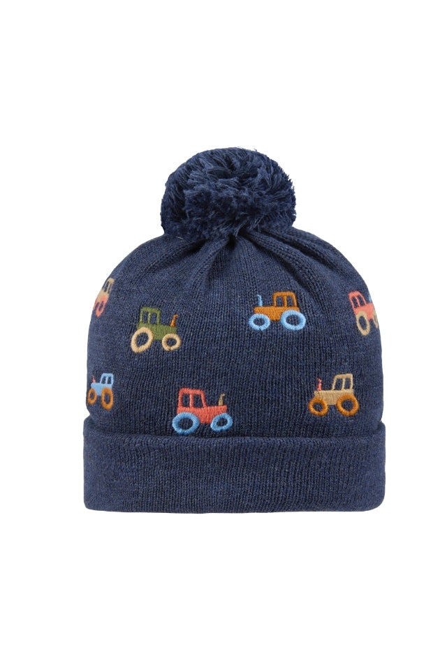Organic Beanie - Mystical/Tiny Tractors