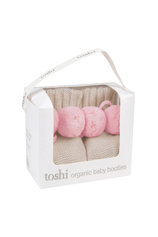 Organic Booties - Bobby/Oatmeal